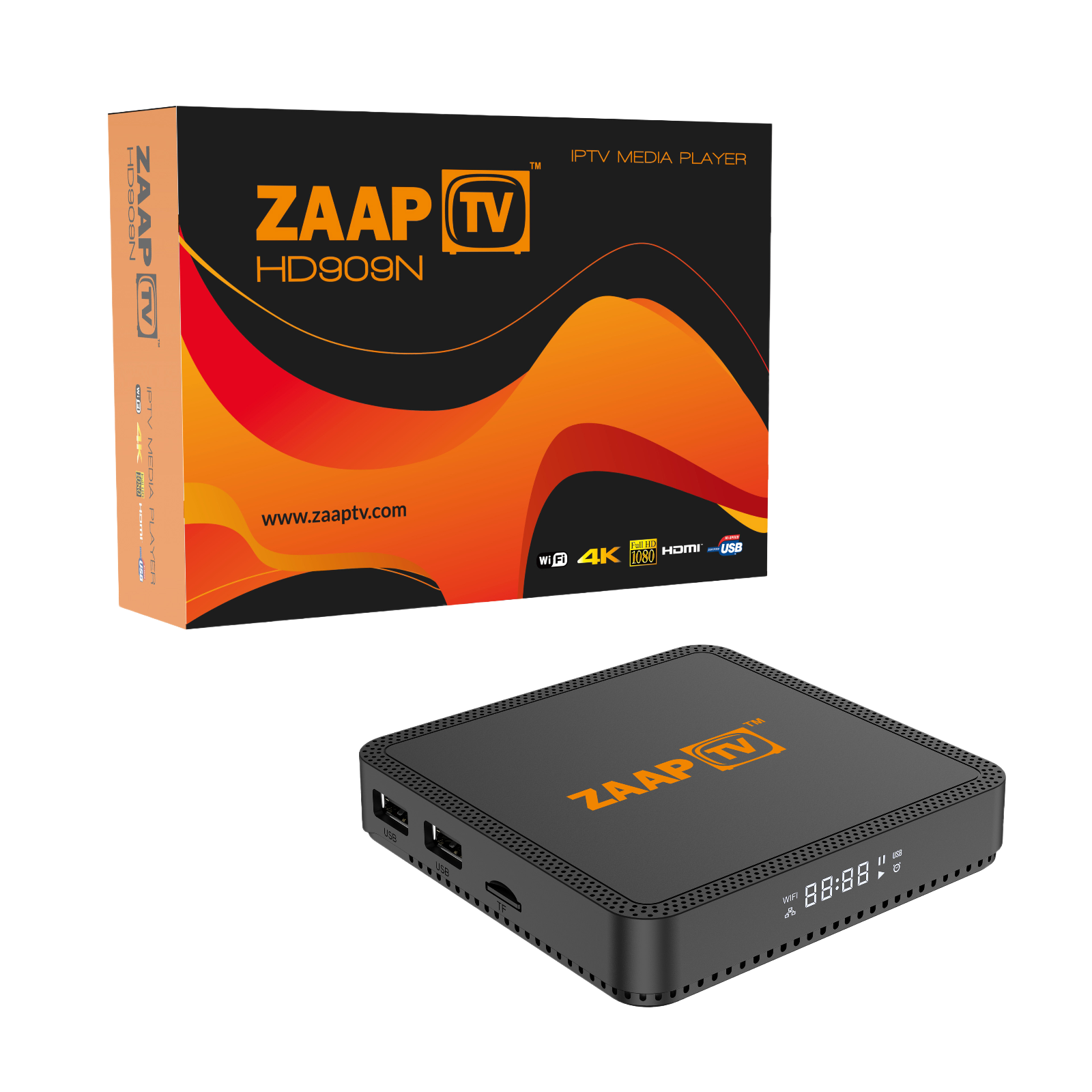 zaapTV HD909N IPTV Receiver Greek
