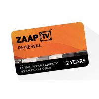 zaapTV Arabic 2 Year Service Renewal